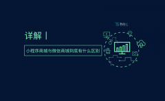 详解丨小程序商城与微信商城到底有什么区别